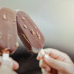 chocolate coated ice creams